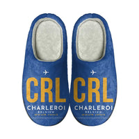 Thumbnail for Brussels South Charleroi Airport (CRL) Slippers & Flip Flops - Slippers - Cotton - Code - Same - Blue