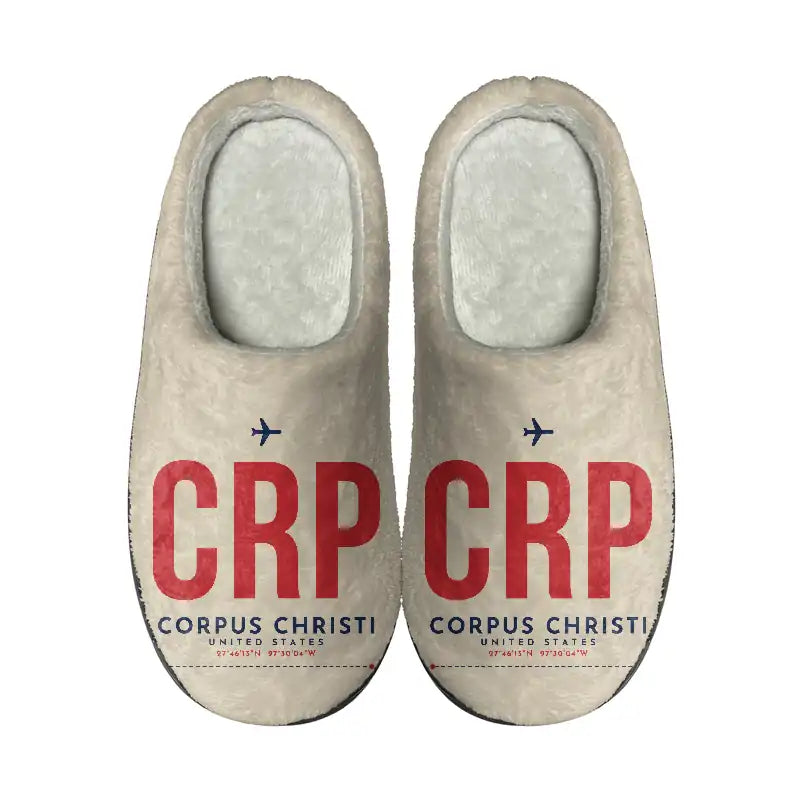 Corpus Christi International Airport (CRP) Slippers & Flip Flops - Slippers - Cotton - Code - Same - Beige