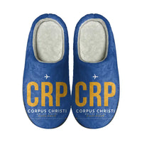 Thumbnail for Corpus Christi International Airport (CRP) Slippers & Flip Flops - Slippers - Cotton - Code - Same - Blue