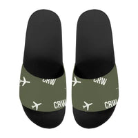 Thumbnail for Yeager Airport (CRW) Slippers & Flip Flops - Slippers - Sport - Pattern - Green Army