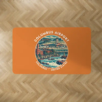 Thumbnail for Columbus Airport (CSG) Carpets - Carpet Rectangle - Badge - Orange V2