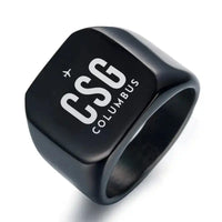 Thumbnail for Columbus Airport (CSG) Rings - Ring - Black