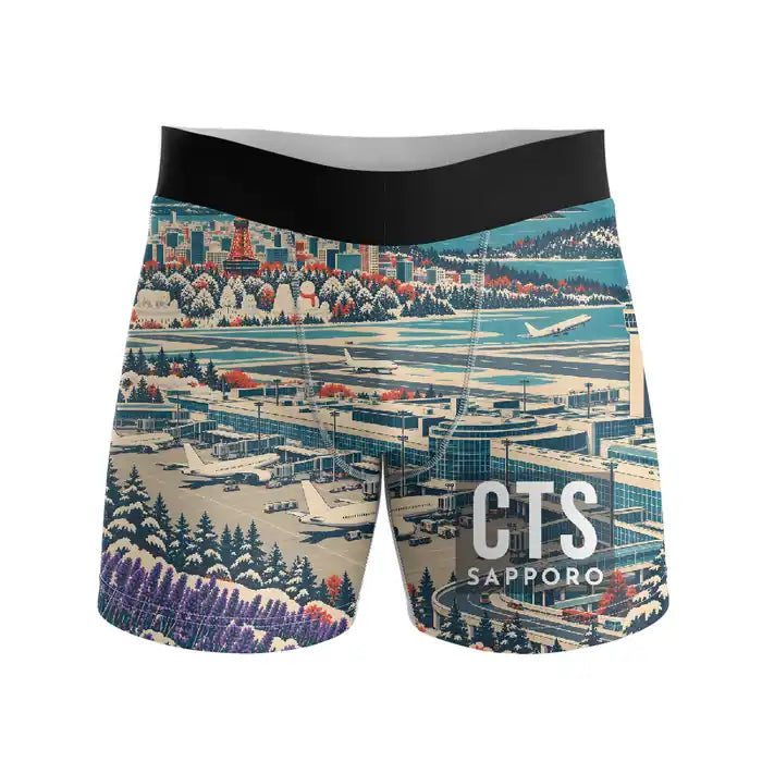 New Chitose Airport Sapporo (CTS) Men Boxers - Scene