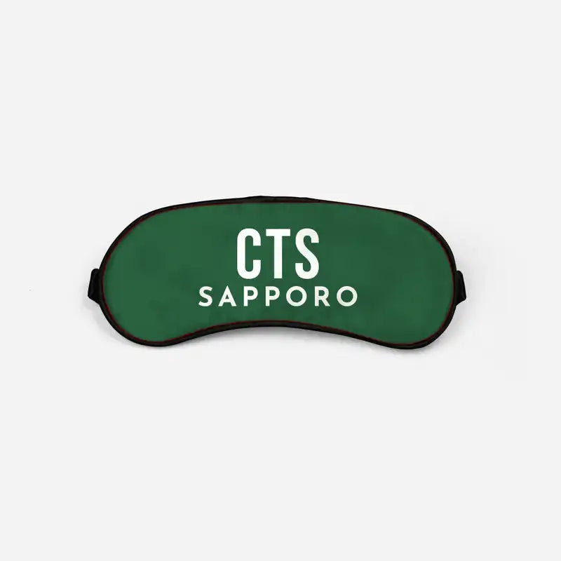 New Chitose Airport Sapporo (CTS) Sleep Masks - Sleep Mask - Code - Green