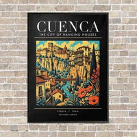 Thumbnail for CUENCA - Poster - Canvas Framed - Black