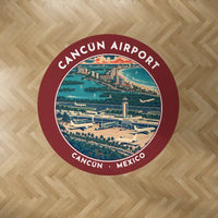Thumbnail for Cancún International Airport (CUN) Carpets - Carpet Round - Badge - Dark Red V2