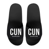 Thumbnail for Cancún International Airport (CUN) Slippers & Flip Flops - Slippers - Sport - Code - Black