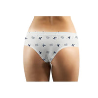 Thumbnail for Cancún International Airport (CUN) Women Panties - Pattern - White - Back