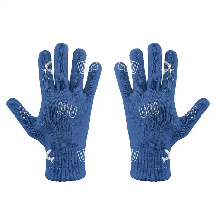 Chihuahua International Airport (CUU) Gloves - Gloves - Full - Pattern - Blue
