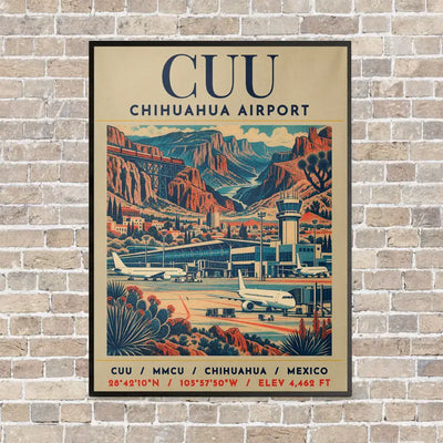 CUU - Poster - Canvas Framed - Beige