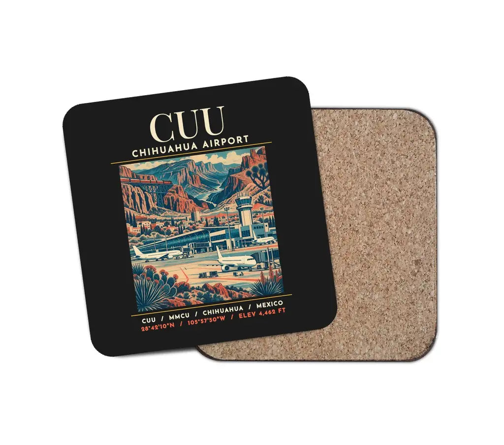 CUU - Poster - Coaster - Black