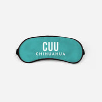 Thumbnail for Chihuahua International Airport (CUU) Sleep Masks - Sleep Mask - Code - Turquoise