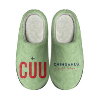 Thumbnail for Chihuahua International Airport (CUU) Slippers & Flip Flops - Slippers - Cotton - Code - Different - Light Green