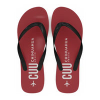 Thumbnail for Chihuahua International Airport (CUU) Slippers & Flip Flops - Slippers - Flip Flops - Code - Red