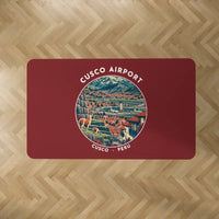 Thumbnail for Alejandro Velasco Astete International Airport (CUZ) Carpets - Carpet Rectangle - Badge - Dark Red