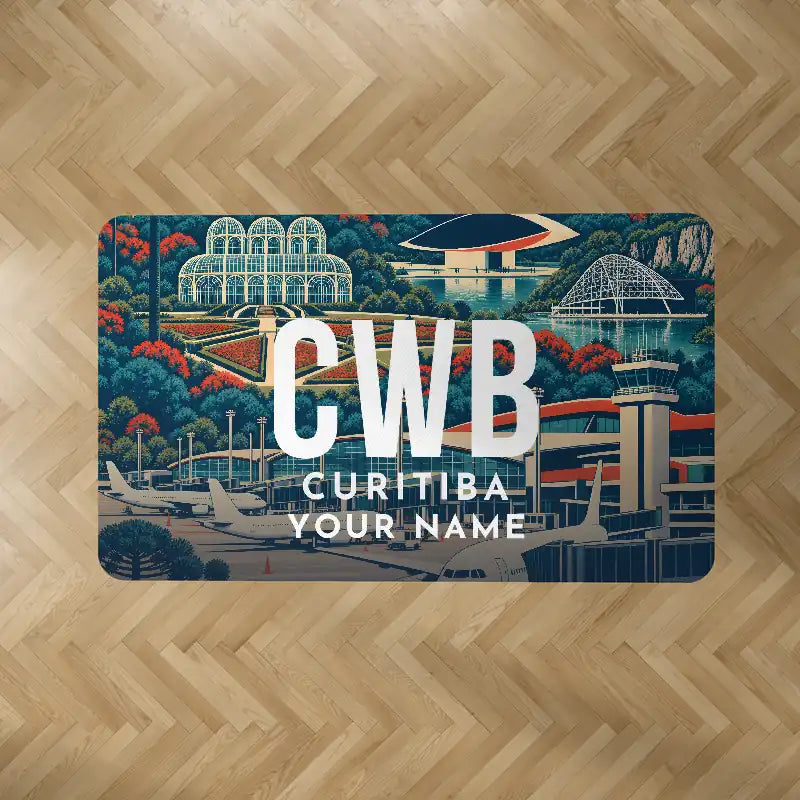 Afonso Pena International Airport (CWB) Carpets - Carpet Rectangle - Scene + Name