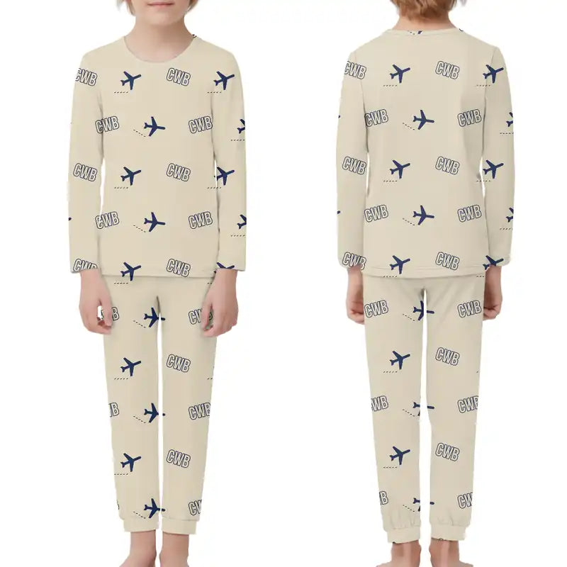 Afonso Pena International Airport (CWB) Pajamas - Children Pajamas - Beige