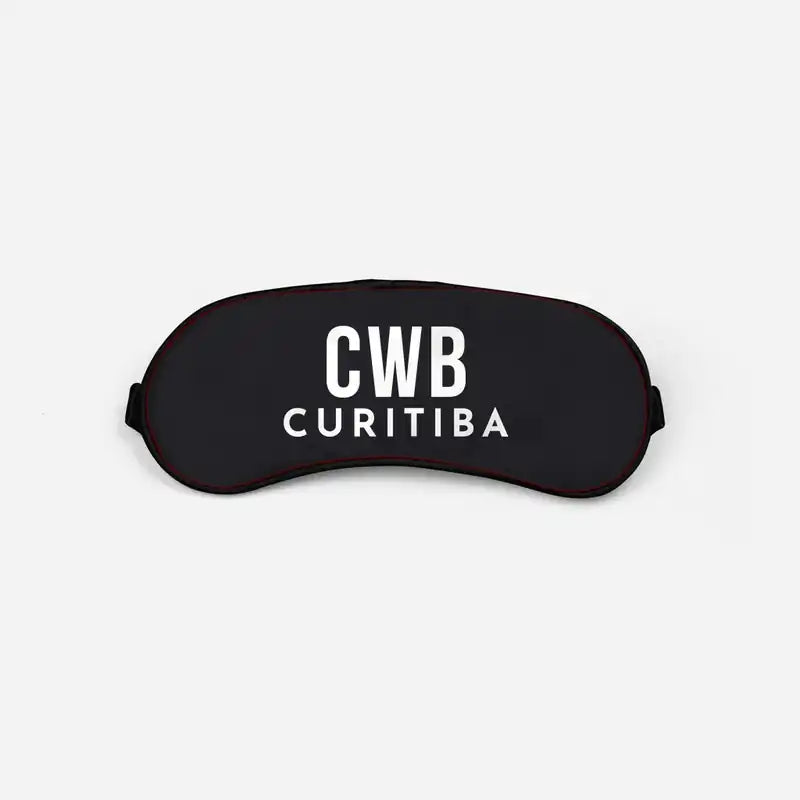 Afonso Pena International Airport (CWB) Sleep Masks - Sleep Mask - Code - Black