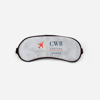 Thumbnail for Afonso Pena International Airport (CWB) Sleep Masks - Sleep Mask - Front - Light Gray