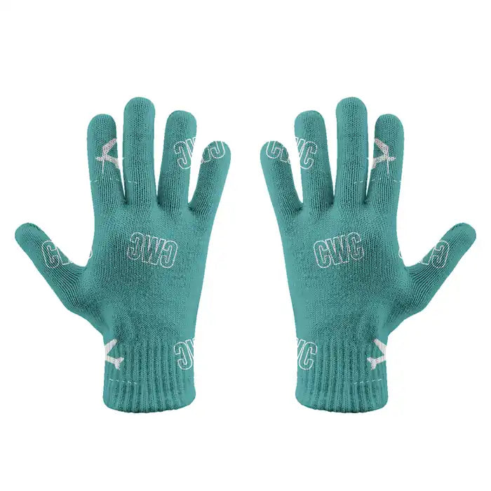 Chernivtsi International Airport (CWC) Gloves - Gloves - Full - Pattern - Turquoise