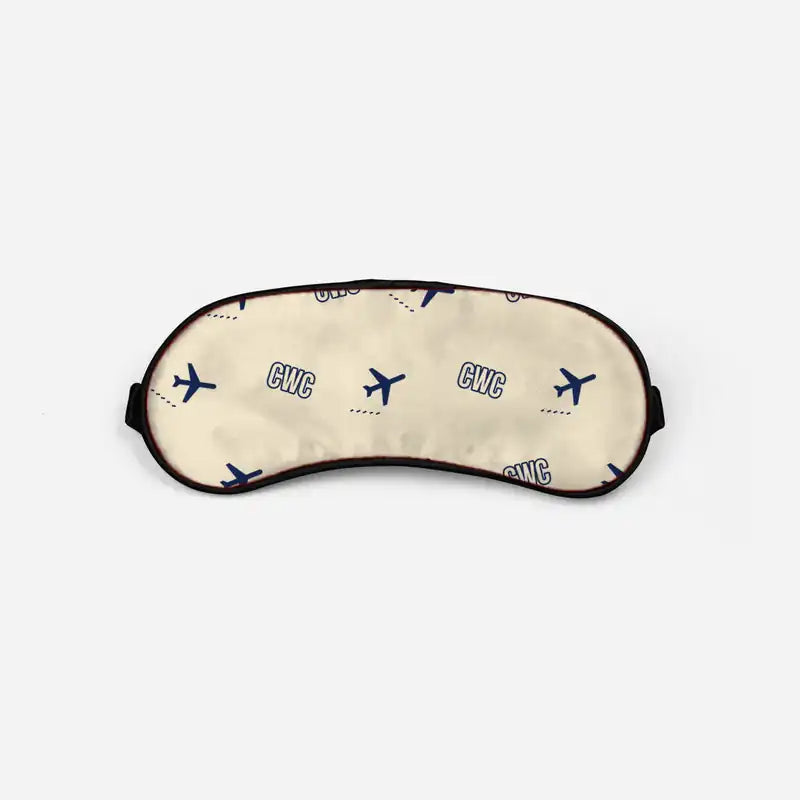 Chernivtsi International Airport (CWC) Sleep Masks - Sleep Mask - Pattern - Beige