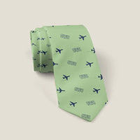Thumbnail for Chernivtsi International Airport (CWC) Ties - Tie - Pattern - Light Green