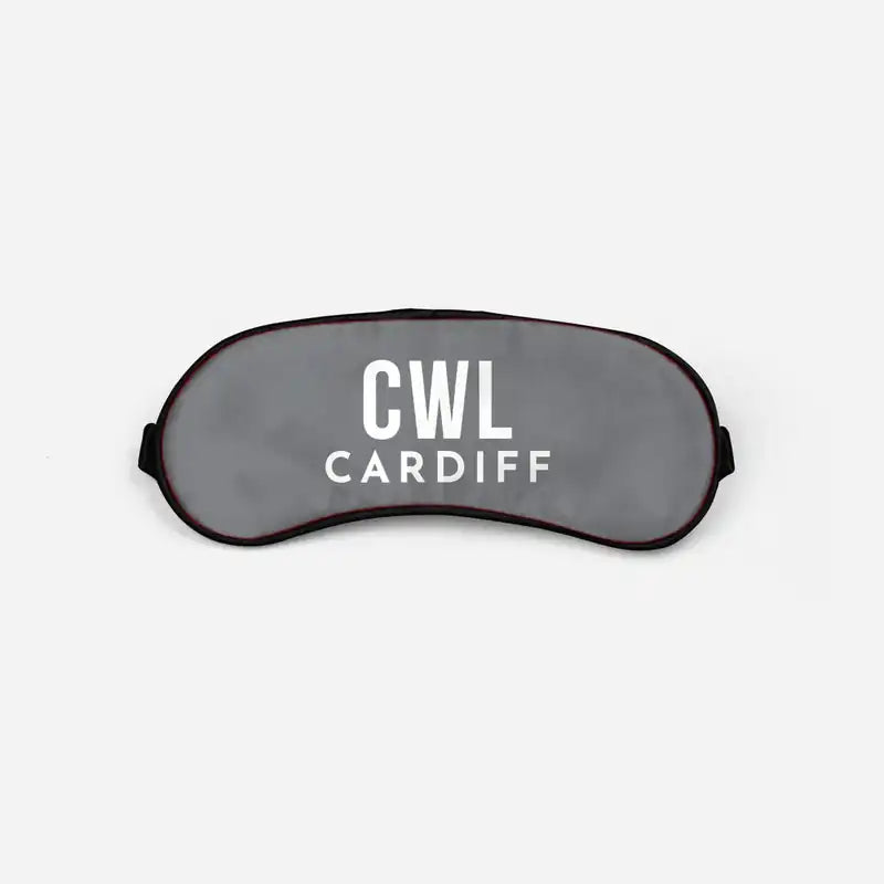 Cardiff Airport (CWL) Sleep Masks - Sleep Mask - Code - Gray