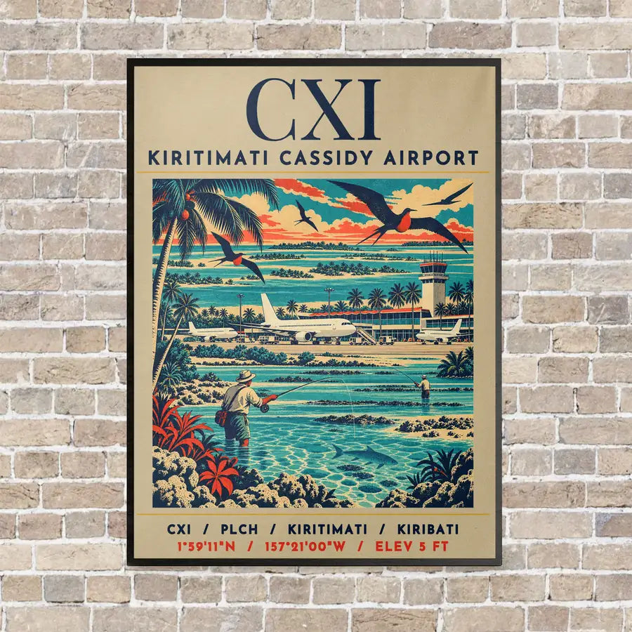 CXI - Poster - Canvas Framed - Beige