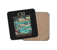 Thumbnail for CXI - Poster - Coaster - Black