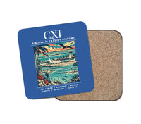 Thumbnail for CXI - Poster - Coaster - Blue
