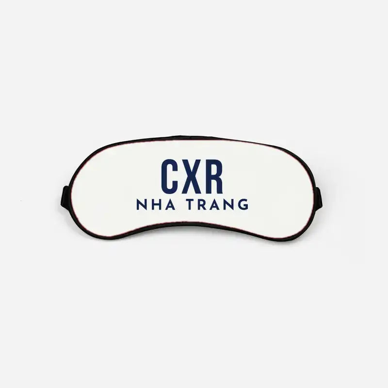 Cam Ranh International Airport Nha Trang (CXR) Sleep Masks - Sleep Mask - Code - White