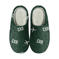 Thumbnail for Cam Ranh International Airport Nha Trang (CXR) Slippers & Flip Flops - Slippers - Cotton - Pattern - Dark Green