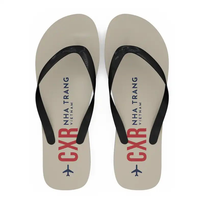 Cam Ranh International Airport Nha Trang (CXR) Slippers & Flip Flops - Slippers - Flip Flops - Code - Beige