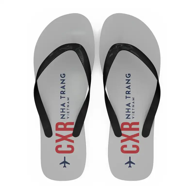 Cam Ranh International Airport Nha Trang (CXR) Slippers & Flip Flops - Slippers - Flip Flops - Code - Light Gray