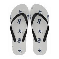 Thumbnail for Cam Ranh International Airport Nha Trang (CXR) Slippers & Flip Flops - Slippers - Flip Flops - Pattern - White