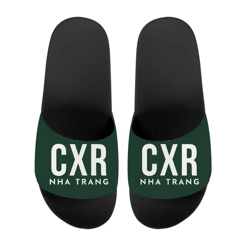 Cam Ranh International Airport Nha Trang (CXR) Slippers & Flip Flops - Slippers - Sport - Code - Dark Green
