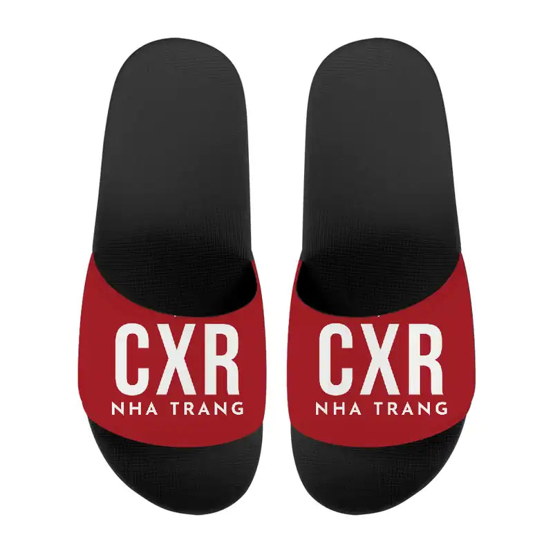 Cam Ranh International Airport Nha Trang (CXR) Slippers & Flip Flops - Slippers - Sport - Code - Red