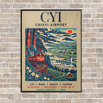 CYI - Poster - Canvas Framed - Beige