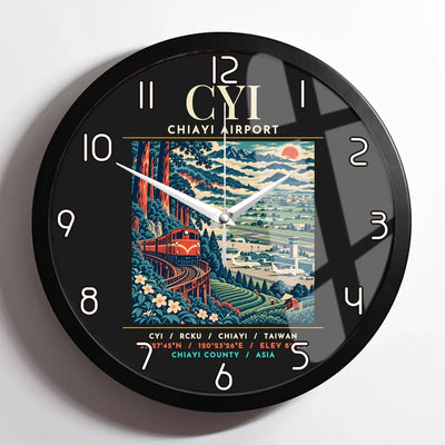 CYI - Poster - Wall Clock Framed - Black