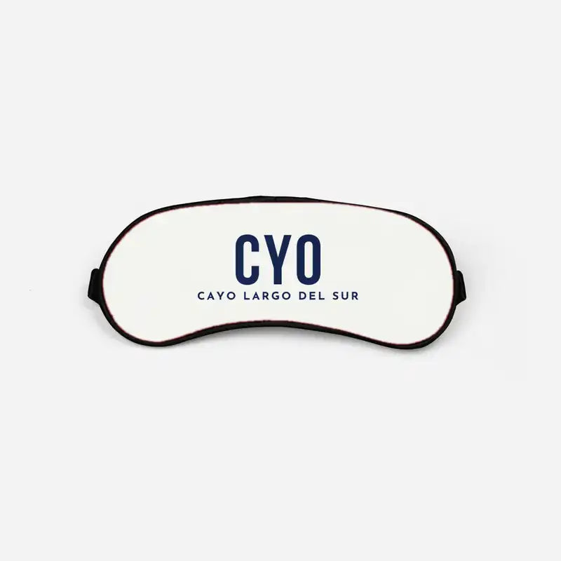 Vilo Acuña Airport (CYO) Sleep Masks - Sleep Mask - Code - White