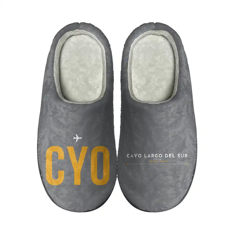 Vilo Acuña Airport (CYO) Slippers & Flip Flops - Slippers - Cotton - Code - Different - Gray