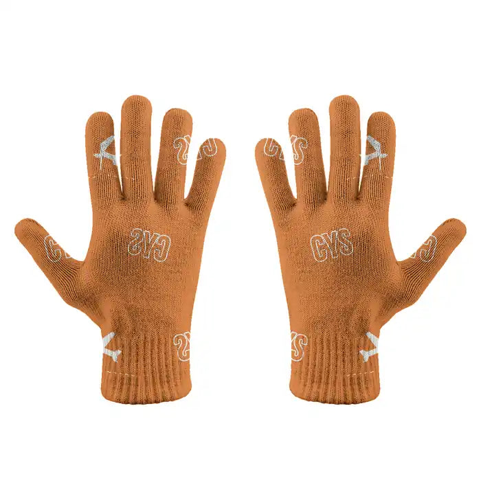 Cheyenne Regional Airport (CYS) Gloves - Gloves - Full - Pattern - Orange