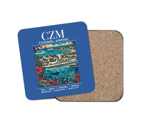 Thumbnail for CZM - Poster - Coaster - Blue