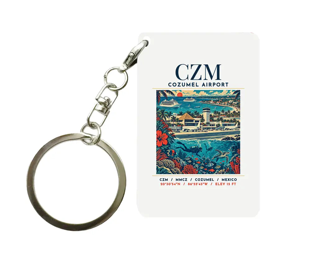 CZM - Poster - Key Chain - White