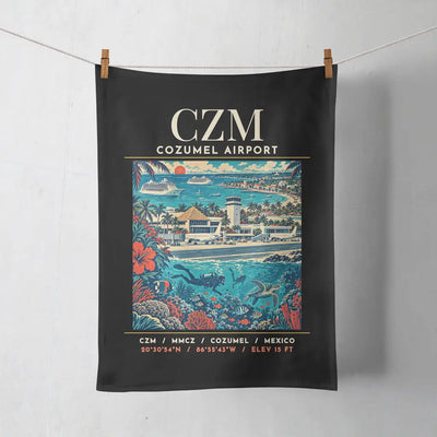 CZM - Poster - Towel - Black