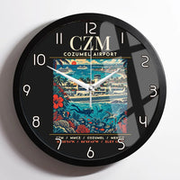 Thumbnail for CZM - Poster - Wall Clock Framed - Black