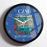 Thumbnail for CZM - Poster - Wall Clock Framed - Blue