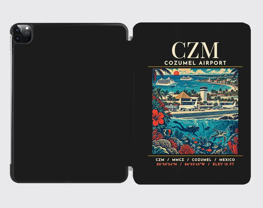 CZM - Poster - iPad Case - Black