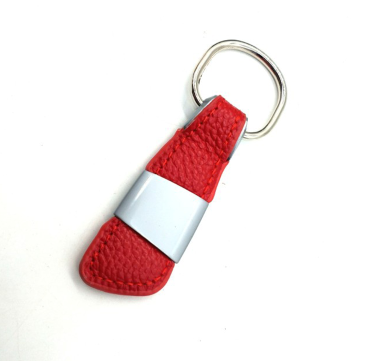 Your Custom Design & Image & Logo & Text Design  Genuine Leather Car(1) Key Chain