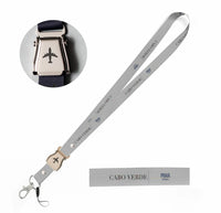 Thumbnail for Cabo Verde Country Series seat belt lanyard - light gray